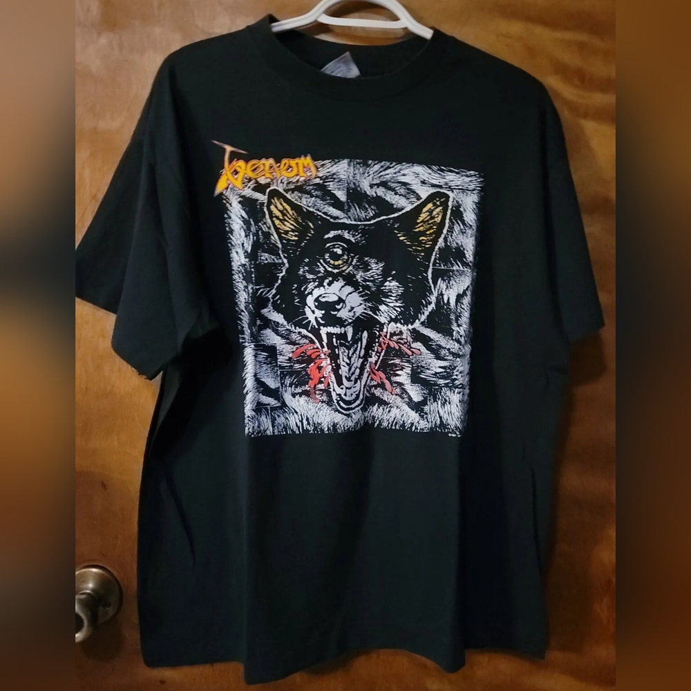 Vintage Venom Welcome To Hell 1981 T-shirt Size XL